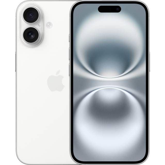 Apple iPhone 16 (512GB Hvid) - Uden abonnement tilbud