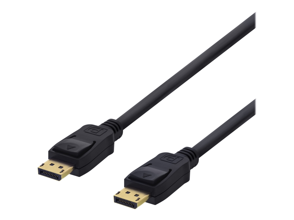 Deltaco Displayport Kabel 50 cm - 4K Support - Sort