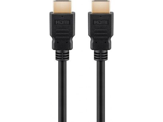 Goobay HDMI Adapterkabel 0,5 M - 2 X HDMI Type A, Sort