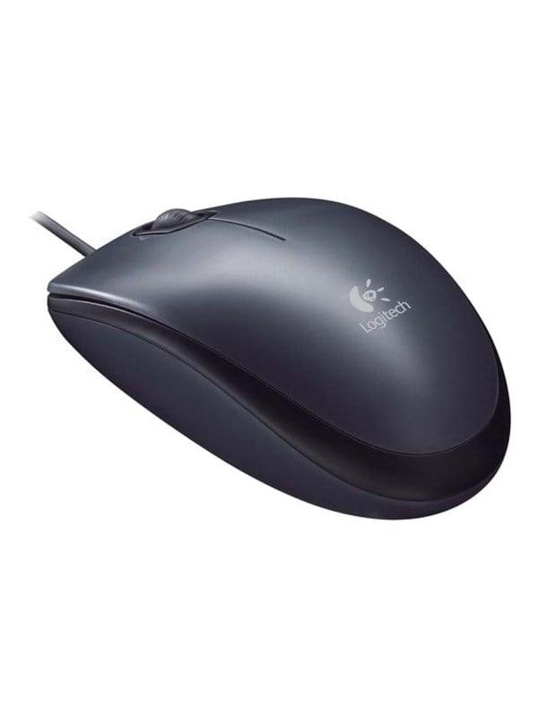 Logitech M90 HD Optisk Mus - Sort med 3 Knapper