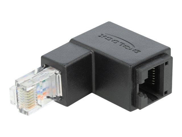 Delock Netværksadapter RJ45 - Nedvinklet til UTP Cat 6