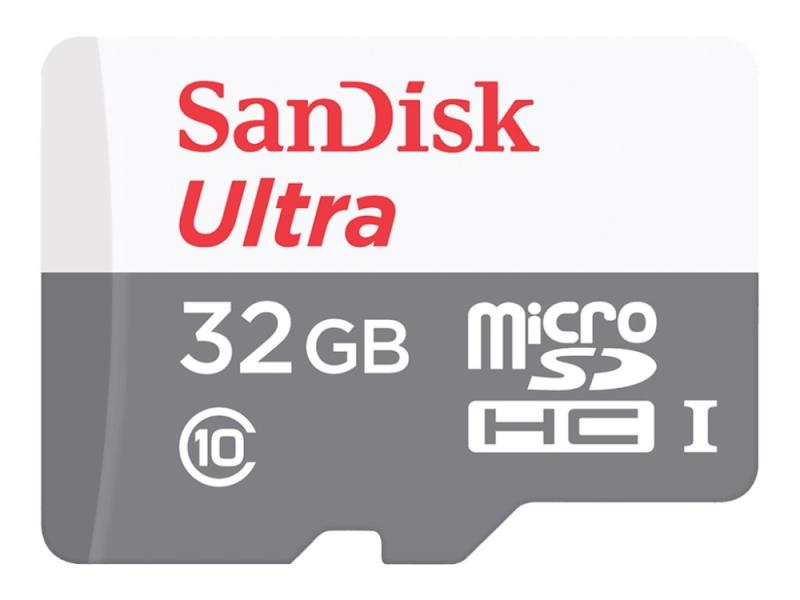Sandisk Ultra 32 Gb MicroSDHC UHS-I Hukommelseskort
