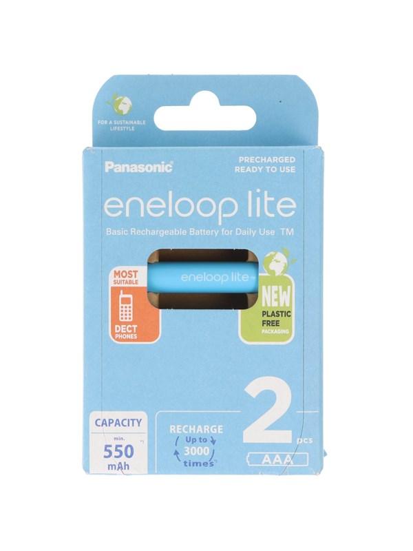 Eneloop Lite 2x AAA NiMH Batteri fra Panasonic