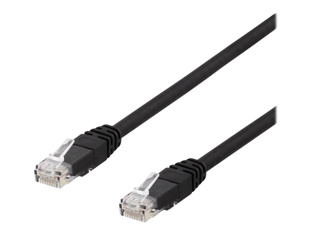 Deltaco 3M Cat 6 UTP Patchkabel - Halogenfri Sort