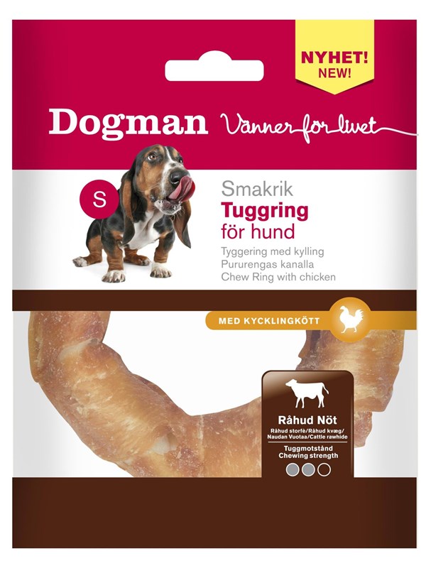 Tyggering med Kylling til Hunde - 1 Pakke fra Dogman