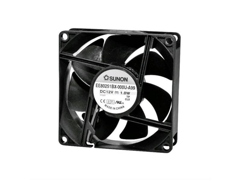 Sunon 12V DC Blæser 80x80x25mm - Køling Til PC