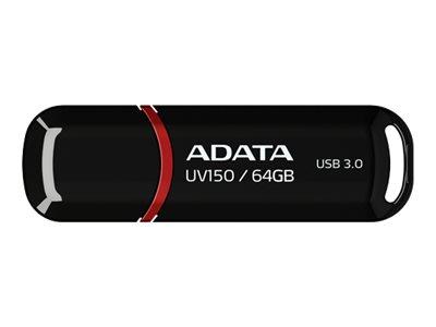 Adata Dashdrive UV150 64GB USB 3.0 Flashdrev - Sort