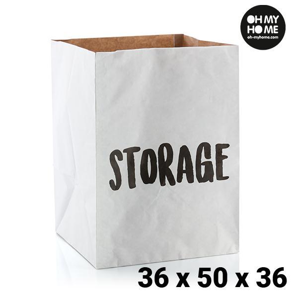 Oh My Home Stor Papirpose - Moderne Opbevaring til Dit Hjem