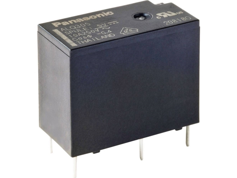 Alq312 Printrelæ 12 V Dc 10 A 1 X Sluttekontakt 1 Stk fra Panasonic