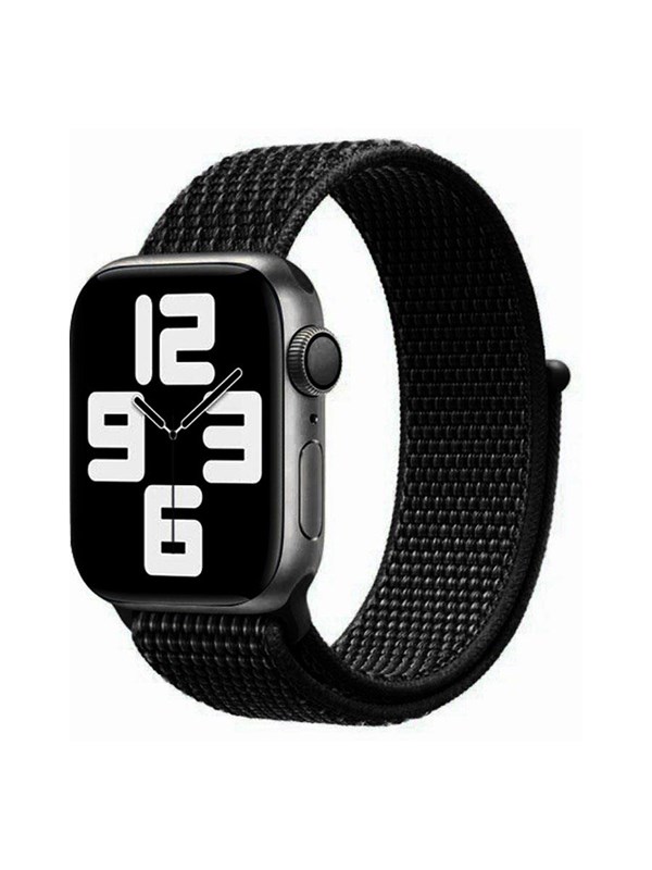 Apple Watch Nylonrem 38 40 41   Sort fra Lippa