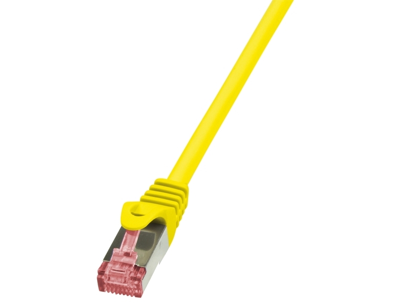 0.5m Cat.6 S Ftp, 0,5 M, Cat6, S Ftp (s Stp), Rj 45, Rj 45, Gul fra Logilink
