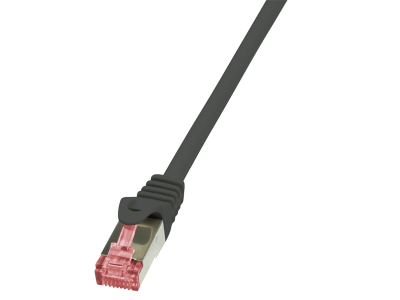 0.5m Cat.6 S Ftp, 0,5 M, Cat6, S Ftp (s Stp), Rj 45, Rj 45, Sort fra Logilink