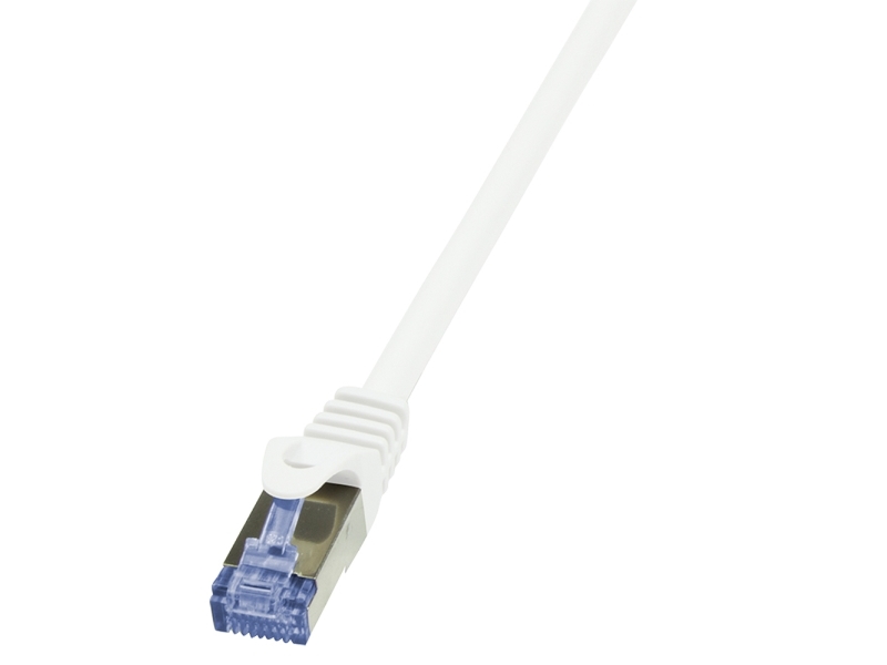 0.25m Cat.6a 10g S Ftp, 0,25 M, Cat6a, S Ftp (s Stp), Rj 45, Rj 45, Hvid fra Logilink