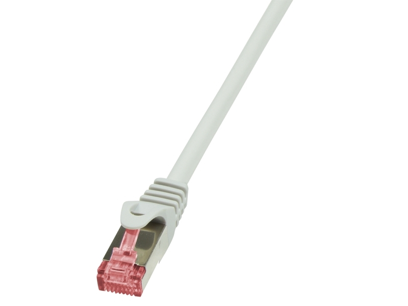 0.5m Cat.6 S Ftp, 0,5 M, Cat6, S Ftp (s Stp), Rj 45, Rj 45, Hvid fra Logilink