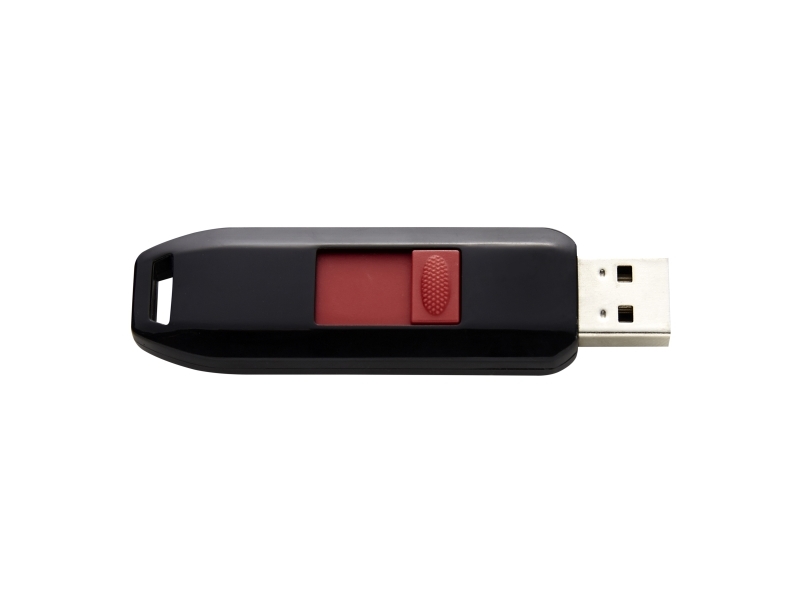 Business Line   Usb Flashdrive   32 Gb   Usb 2.0   Sort, Rød fra Intenso