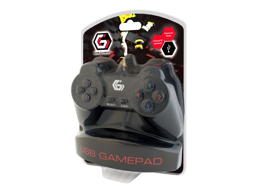 Jpd Ub 01   Gamepad   10 Knapper   Kabling fra Gembird