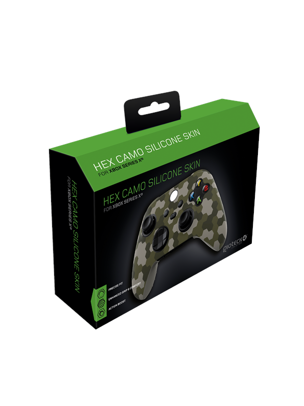Hex Camo Silicone Skin For Xbox Series X   Miscellaneous Tilbehør Til Spillekonsol   Microsoft Xbox Series X fra Gioteck