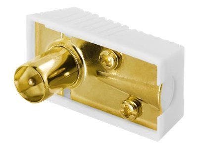 Antenna Connector 9.5mm Male, Angled, Gold Plated Connectors fra Deltaco