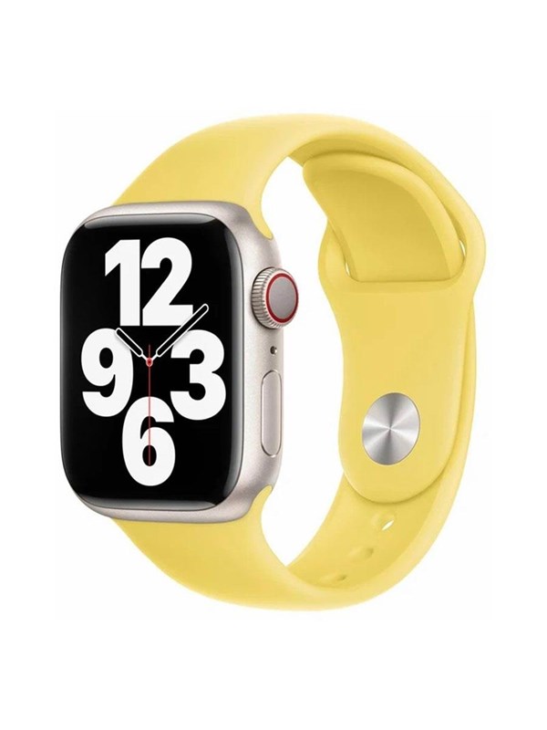 Apple Watch Silikone Rem 42 44 45 49   Gul fra Lippa
