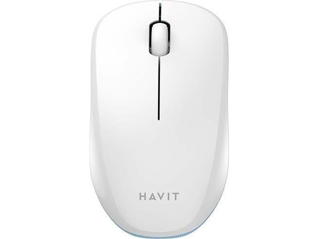 Ms66gt Wb Wireless Universal Mouse (white And Blue) fra Havit
