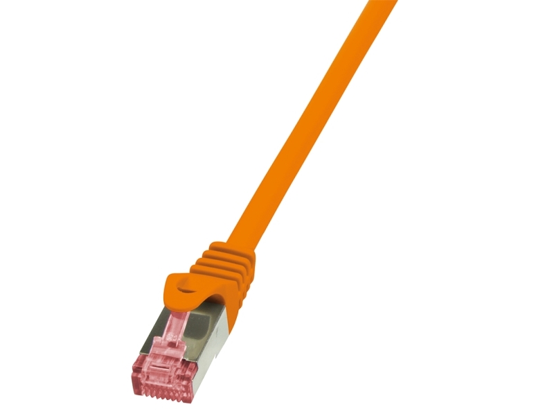 0.5m Cat.6 S Ftp, 0,5 M, Cat6, S Ftp (s Stp), Rj 45, Rj 45, Orange fra Logilink