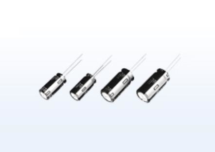 Eeufr1j821b, Fast Kondensator, Aluminium, Lydstyrke, Cylindrisk, Sort, Sølv, Dc fra Panasonic