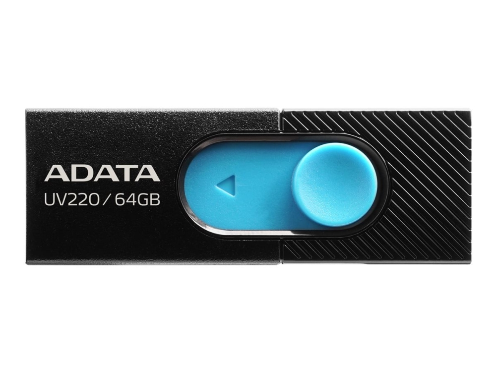 Adata Uv220   Usb Flashdrive   64 Gb   Usb 2.0   Sort Blå fra A-data Technology