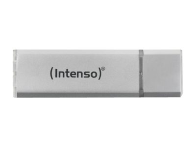 Alu Line   Usb Flashdrive   4 Gb   Usb 2.0   Sølv fra Intenso