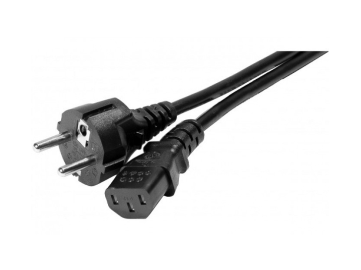 | Powercord | Cee 7 7   Iec C13 | 1.8m | Black fra Exc
