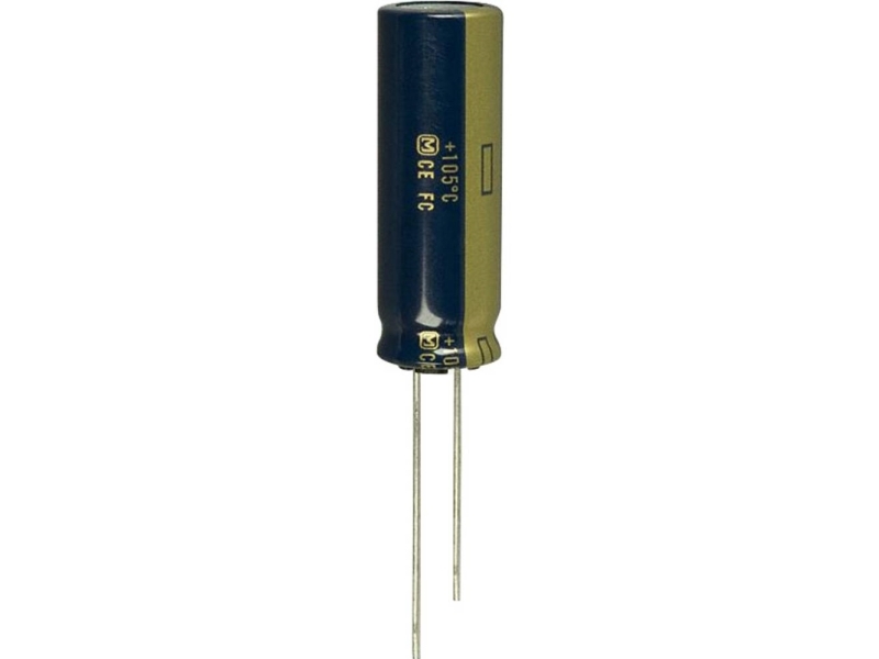 Eeufc1e222, Fast Kondensator, Aluminium, Lydstyrke, Cylindrisk, Sort, Hvid, Dc fra Panasonic