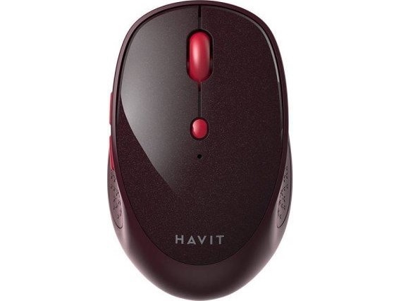 Mouse   Ms76gt Plus Wireless Mouse (red) fra Havit