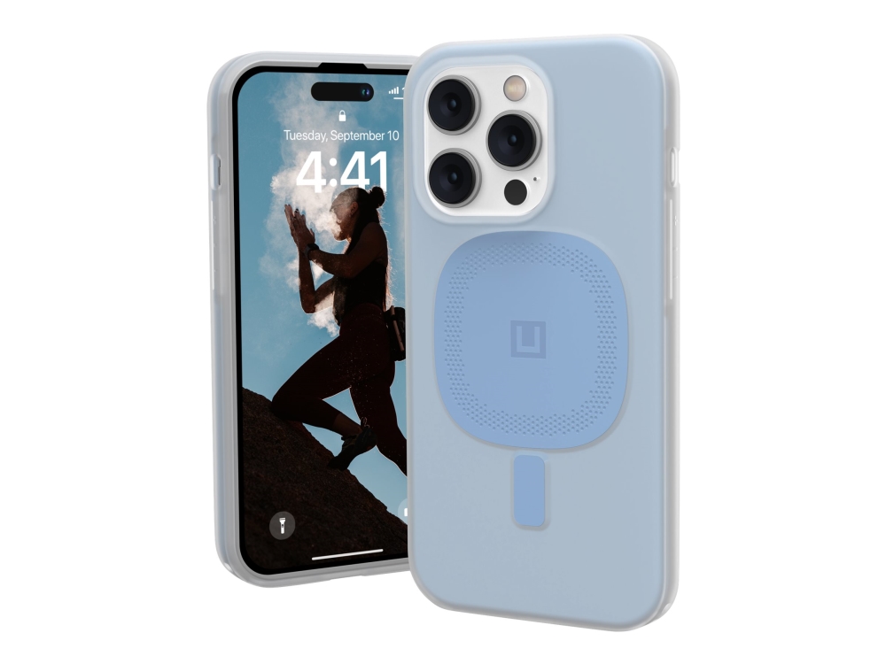 [u] Protective Case For Iphone 14 Pro [6.1 In]   Lucent 2.0 Cerulean   Bagsidecover Til Mobiltelefon   Magsafe Kompatibilitet   Polykarbonat, Termopl fra Urban Armor Gear