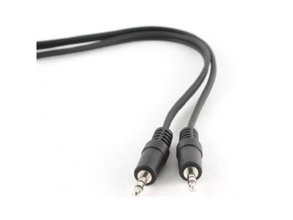 10m, 3.5mm 3.5mm, M M, 3.5mm, Hanstik, 3.5mm, Hanstik, 10 M, Sort fra Gembird
