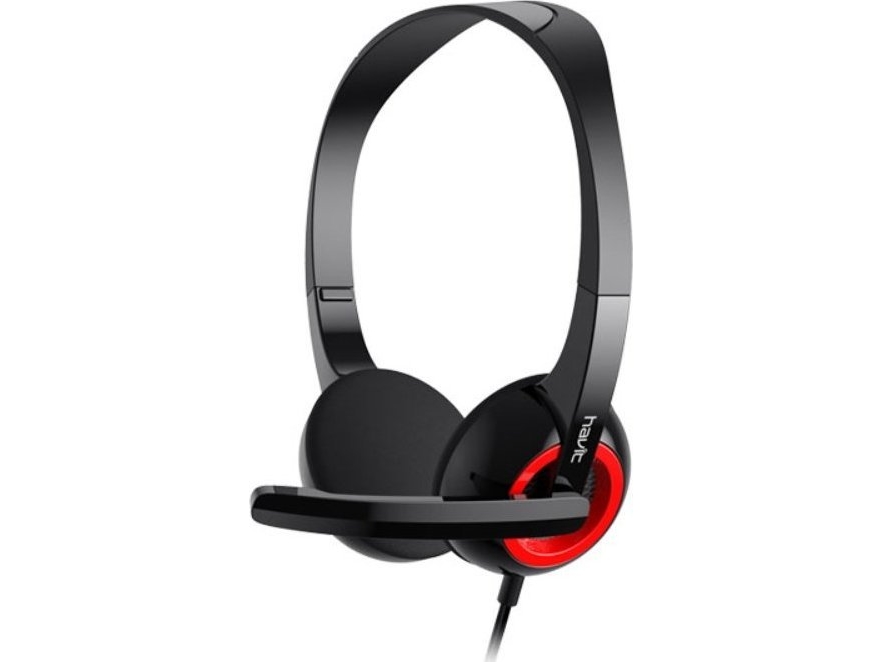 Headphones   Wired Headphones H202d In Ear Med Mikrofon Sort fra Havit