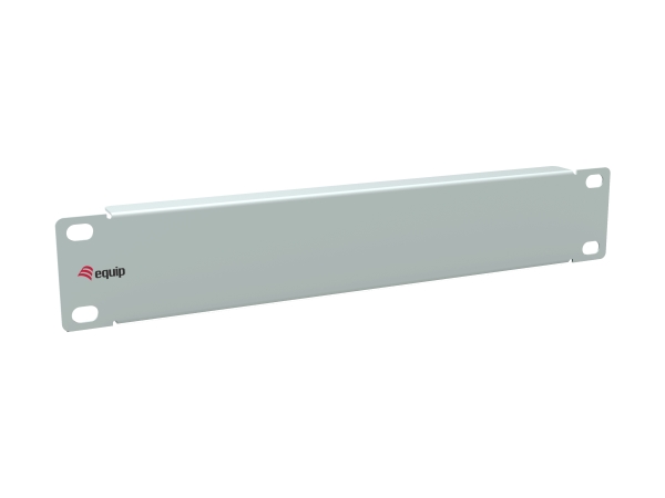 327531, Blankt Panel, Lys Grå, Stål, 1u, Kina, 25,4 Mm fra Equip