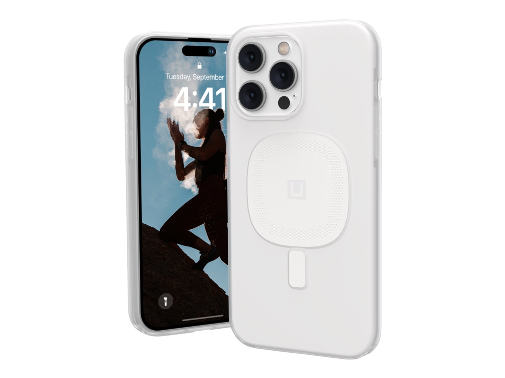 [u] Protective Case For Iphone 14 Pro Max [6.7 In]   Lucent 2.0 Marshmallow   Bagsidecover Til Mobiltelefon   Magsafe Kompatibilitet   Termoplastisk fra Urban Armor Gear