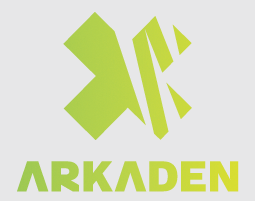 Arkaden Stor Logo Transfer   Dtf fra Geekd