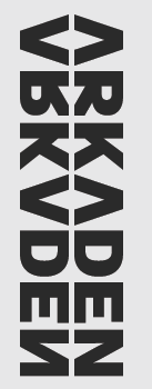 Arkaden Stor Logo Mirror Transfer Sort   Dtf fra Geekd
